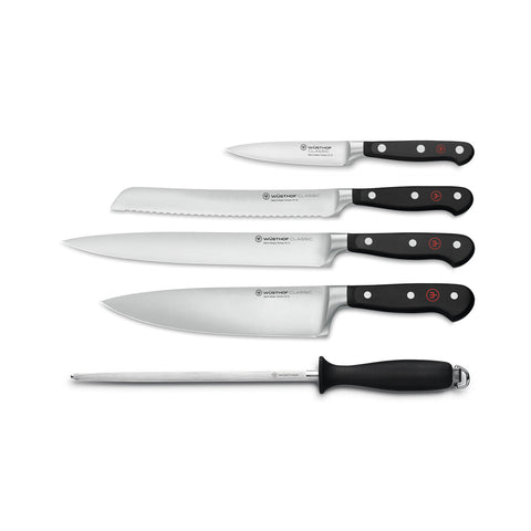 Wusthof Classic  Five Piece Chef'S Knife Set