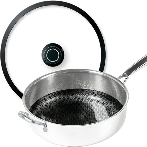 Frieling Black Cube Quick Release Sauté Pan w/ Lid, 11" dia., 4.5 qt.
