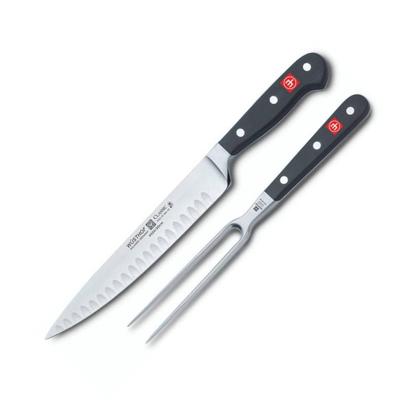 Wusthof Classic 2-Piece Carving Set, Hollow Edge