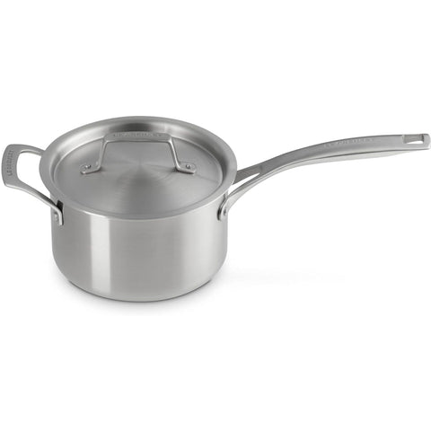 Le Creuset 3 qt. Essential Stainless Steel Saucepan