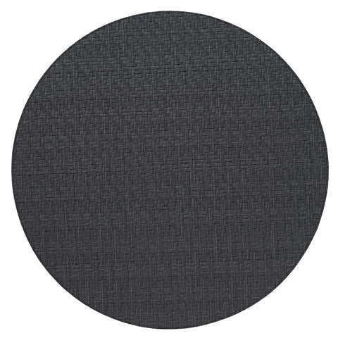 Bodrum Wicker Black 15 Inch Round Placemats Set of 4