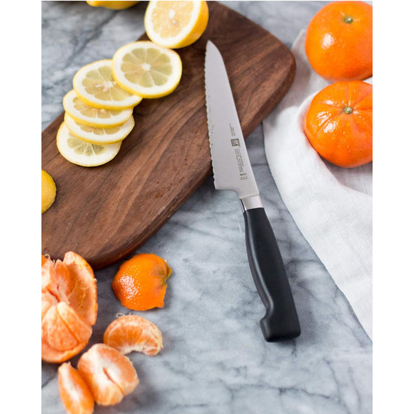 ZWILLING FOUR STAR 5.5" SERRATED PREP KNIFE