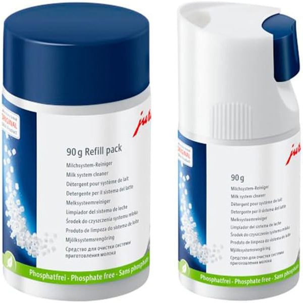 Jura Milk system cleaner mini tabs w. Dispenser (90 g bottle)