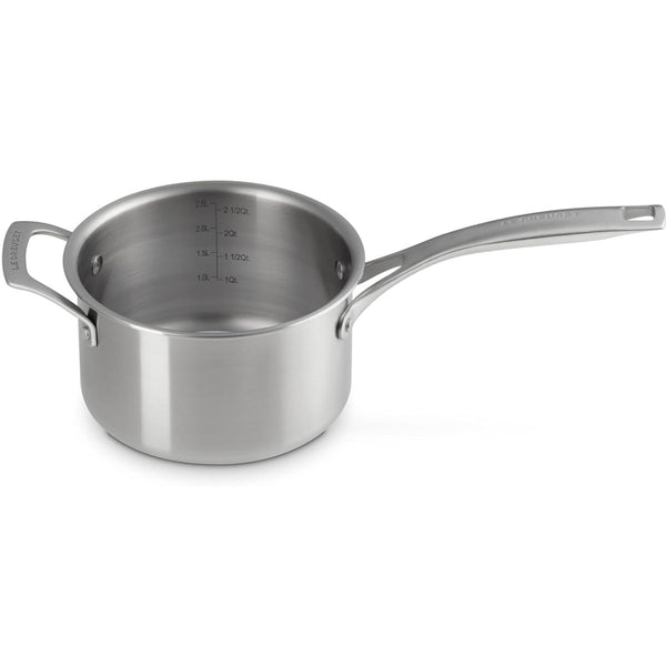 Le Creuset 3 qt. Essential Stainless Steel Saucepan