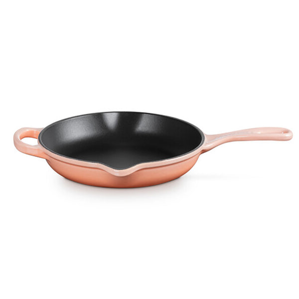 Le Creuset 9" (1-3/8 qt.) 9" Signature Iron Handle Skillet - Peche