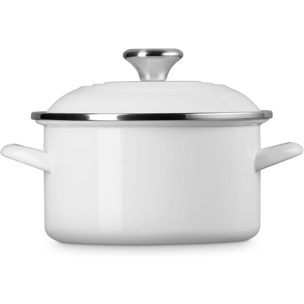 Le Creuset 3.8 qt. Petite Stockpot - White