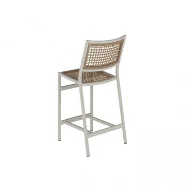 Tropitone Cabana Club Rope Armless Stationary Bar Stool, 30"