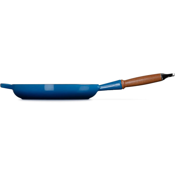 Le Creuset 10.25 in Signature Round Fry Pan 10.25 In Wood Handle Marseille
