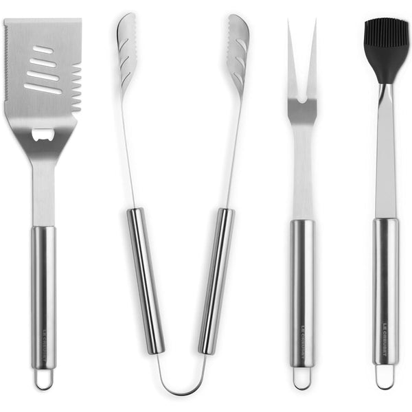 Le Creuset Alpine Collection  Set of 4 Outdoor Grilling Tools Carry Bag