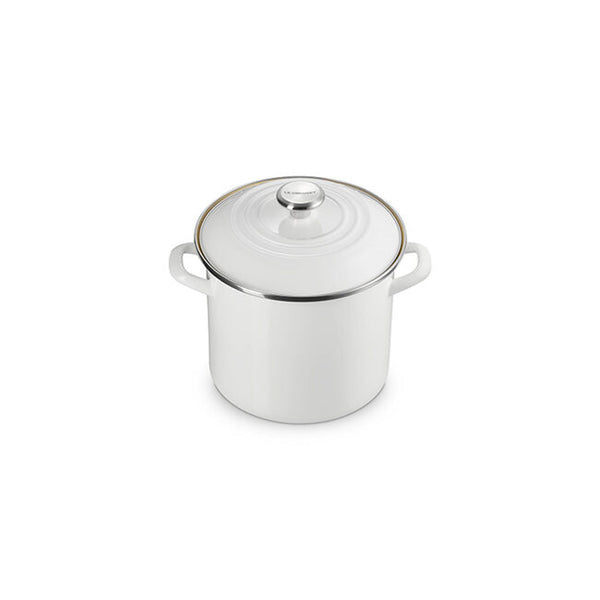 Le Creuset 8 qt. Stockpot - White