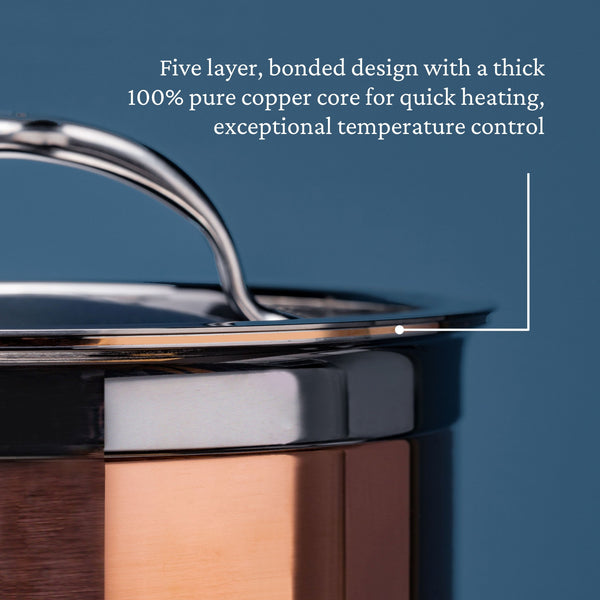 Hestan CopperBond 3 qt Covered Soup Pot (20cm)
