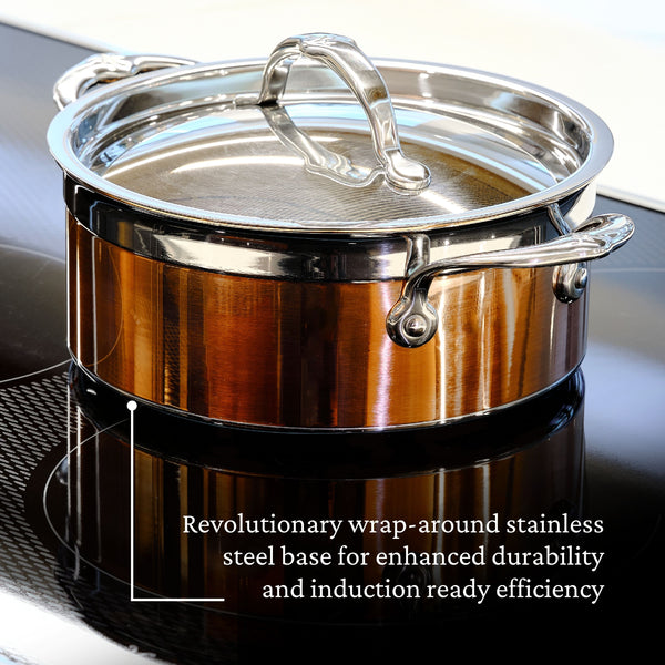 Hestan CopperBond 3 qt Covered Soup Pot (20cm)