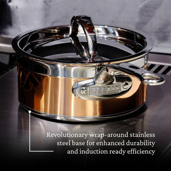 Hestan CopperBond 1.5 qt Covered Saucepan -SMALL (16cm)