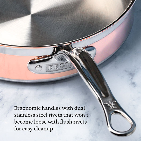 Hestan CopperBond 3.5 qt Covered Sauté Pan w/helper handle (26cm)