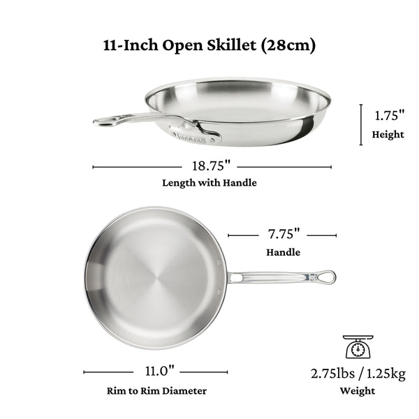 Hestan  Probond Luxe 11" Open Skillet (28Cm)