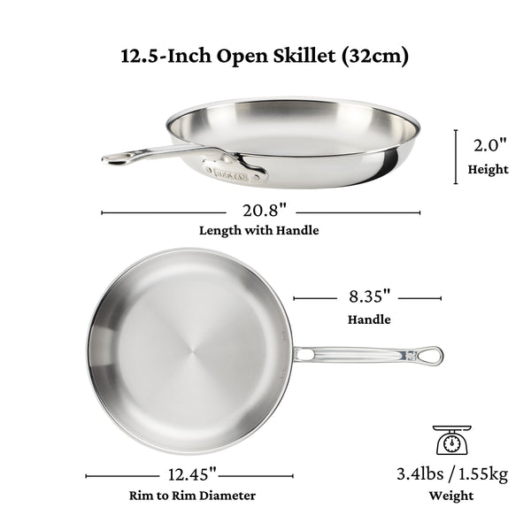 Hestan  Probond Luxe 12.5" Open Skillet (32Cm)