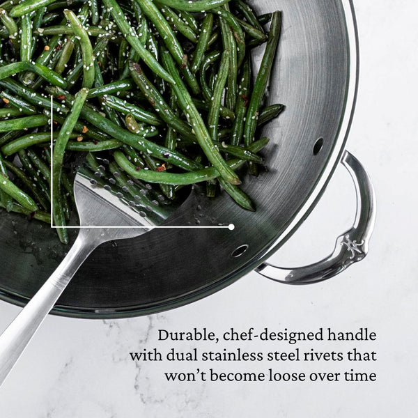 Hestan  Probond Luxe 7.5 Qt 14" Covered Wok (36Cm)