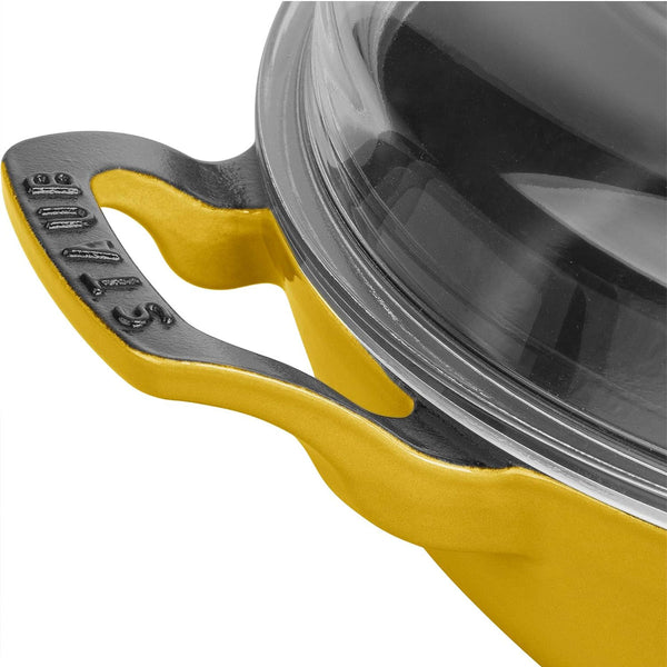 Staub 3.5-Qt Braiser With Glass Lid - Citron