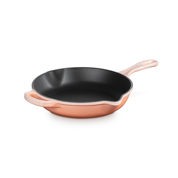 Le Creuset 9" (1-3/8 qt.) 9" Signature Iron Handle Skillet - Peche