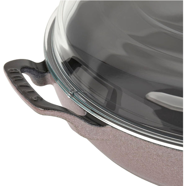 Staub Cast Iron 3.5-Qt Braiser With Glass Lid - Lilac