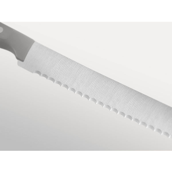 WUSTHOF GOURMET GREY 8" BREAD KNIFE, SERRATED