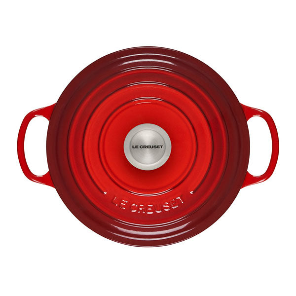 Le Creuset 3.5 qt. Signature Sauteuse - Cerise