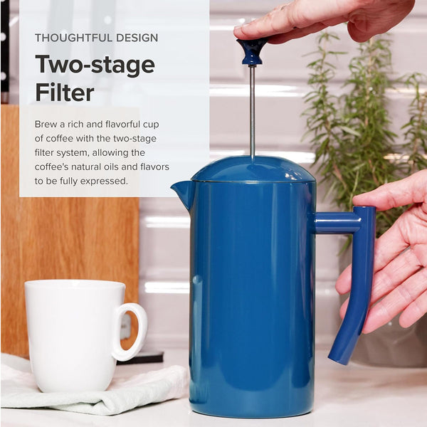 Frieling French Press, Navy, 34 fl. oz.