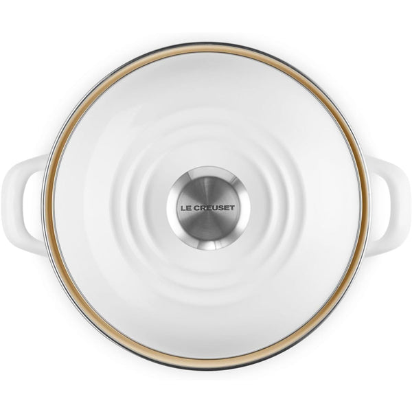 Le Creuset 3.8 qt. Petite Stockpot - White