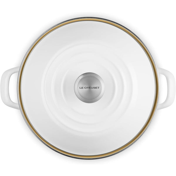 Le Creuset 10 qt. Stockpot - White