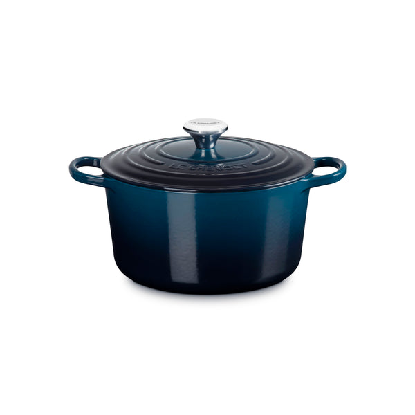 LE CREUSET 6.5 QT SIGNATURE DEEP ROUND OVEN  - NUIT