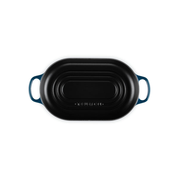 LE CREUSET SIGNATURE OVAL BREAD OVEN 11.5 IN  CRUCIBLE SS - NUIT