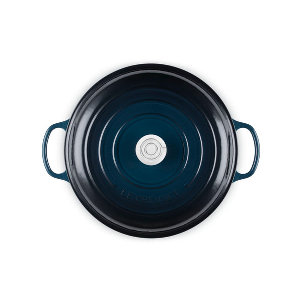 LE CREUSET SIGNATURE ROUND BRAISER 3.5QT  CRUCIBLE SS - NUIT