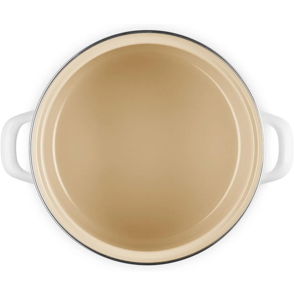 Le Creuset 3.8 qt. Petite Stockpot - White