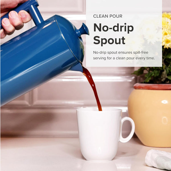 Frieling French Press, Navy, 34 fl. oz.