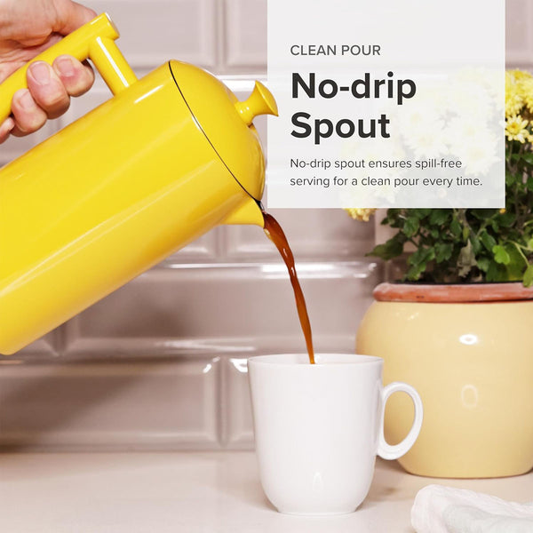 Frieling French Press, Sunshine Yellow, 34 fl. oz.