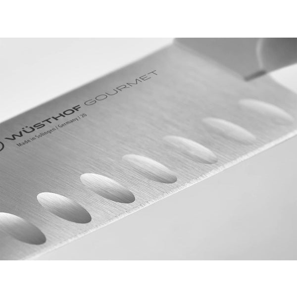 WUSTHOF GOURMET GREY 7" SANTOKU, HOLLOW EDGE