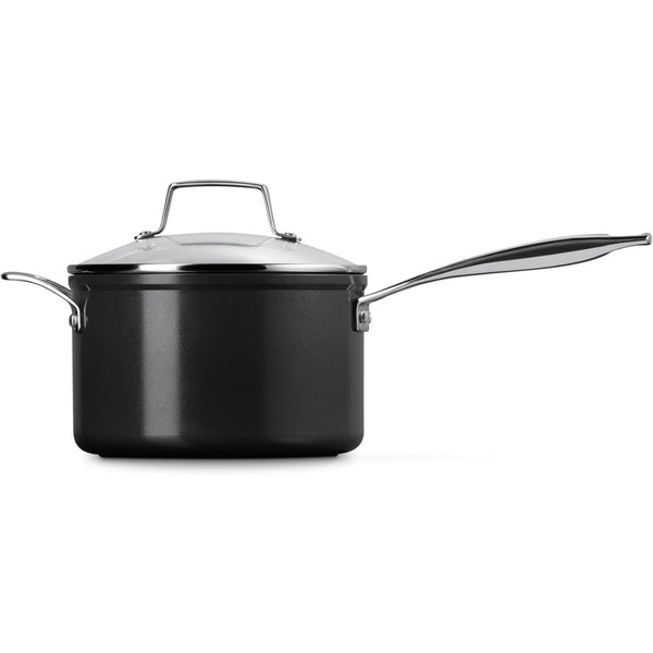 Le Creuset 4 qt. Essential Non-stick Ceramic Saucepan with Glass Lid 4 qt.