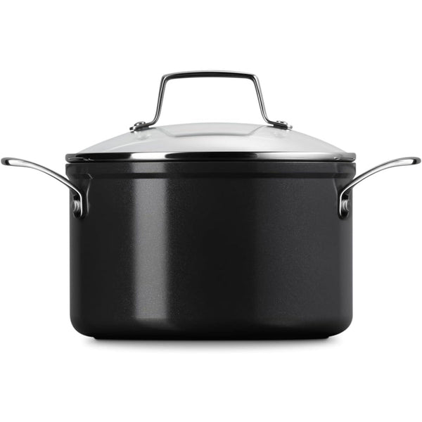 Le Creuset 4 qt. Essential Non-stick Ceramic Stockpot with Glass Lid 4 qt.