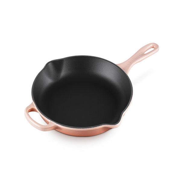 Le Creuset 9" (1-3/8 qt.) 9" Signature Iron Handle Skillet - Peche