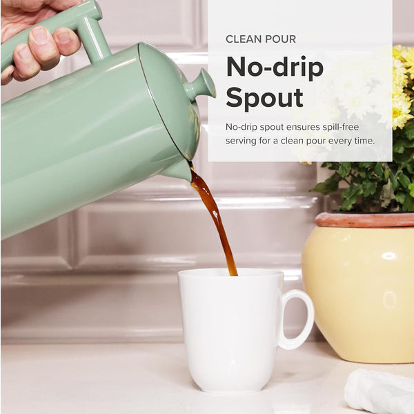 Frieling French Press, Dilly Bean Green, 34 fl. oz.