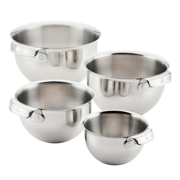 Hestan  Provisions Prep 4Pc Stainless Steel Mixing Bowl Set
Includes: 1/Each Size 1.5Qt, 3.0Qt, 4.75Qt, And 7.0Qt