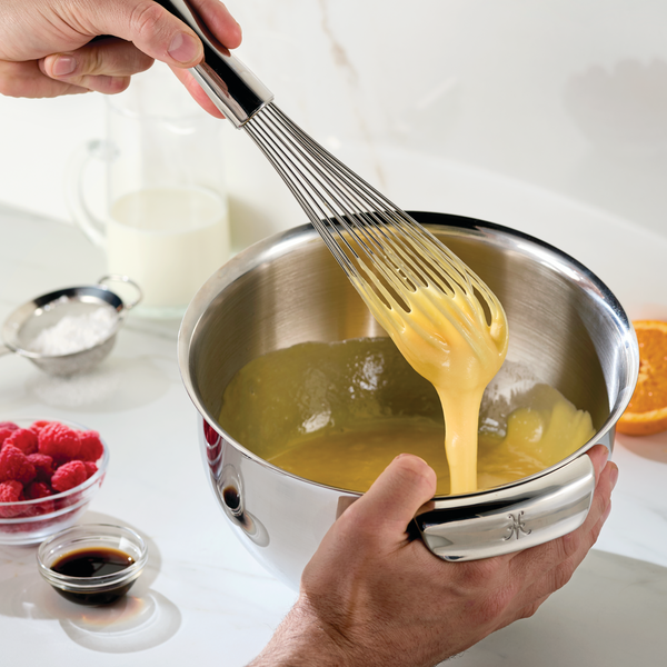 Hestan  Provisions Prep 4Pc Stainless Steel Mixing Bowl Set
Includes: 1/Each Size 1.5Qt, 3.0Qt, 4.75Qt, And 7.0Qt