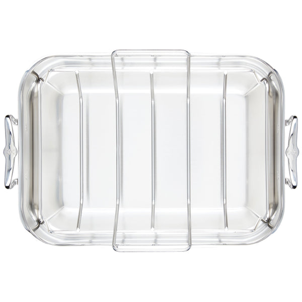 Hestan Provisions Large Classic SS Roaster w/rack (16.5x11.75"x3.5")