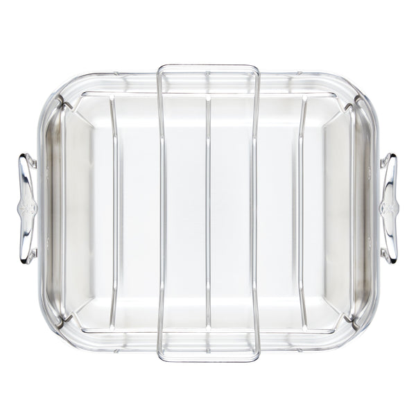 Hestan Provisions Small Classic SS Roaster w/rack (14.5"x12"x3")