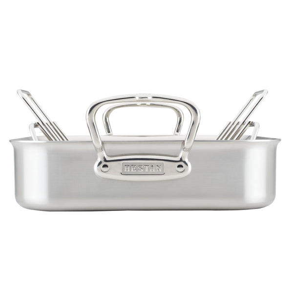 Hestan Provisions Small Classic SS Roaster w/rack (14.5"x12"x3")