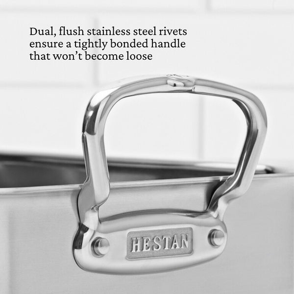 Hestan Provisions Small Classic SS Roaster w/rack (14.5"x12"x3")