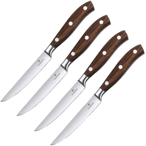 Victorinox Grand Maitre, 4 Pieces Steak Knife Set, Set of 4, Rosewood