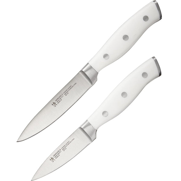 Henckels Forged Accent 2 Pc Paring Knife Set- White Handle