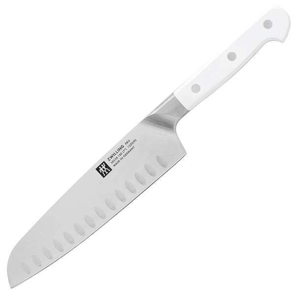 Zwilling Pro Le Blanc 7" Slim Hollow Edge Santoku Knife