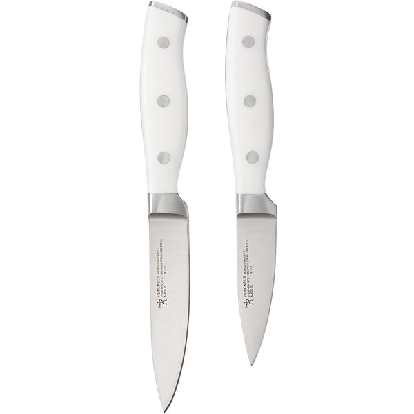 Henckels Forged Accent 2 Pc Paring Knife Set- White Handle